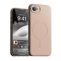 Mercury Semi-Silicone MagSafe Case for iPhone 16e / 17e in Rose Sand color