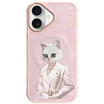 Nimmy Magnetic fashion cute pet MagSafe for iPhone 16 pink