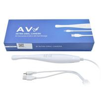 Dantų USB intraoralinė kamera HD 4 megapikselių endoskopinė kamera su atminties kortele 6 LED šviesos objektyvas Dantų intraoralinė kamera balta
