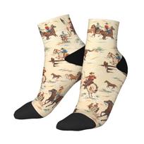 Laukinė laisvė Dykumos kaubojaus kojinės Unisex Harajuku Retro stiliaus įgulos kojinės Draugiškos odai Kvėpuojančios kojinės Laisvalaikis Kelionės Lauke One Size