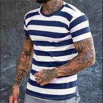 Street Hip Hop Vyrams Moterims Dryžuotas Spausdintas Marškinėliai Kasdienis Laisvas Sportinis Drabužis Sporto Salės Viršutiniai Drabužiai Ropa Hombre Vasariniai Trumpomis Rankovėmis Marškinėliai S juoda