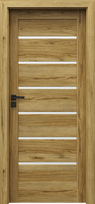 Vidaus durų varčia Verte Home, Katanijos ąžuolo sp., mat., 844 x 2030 x 40 mm, kairė