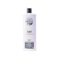Valomasis plaukų šampūnas suteikiantis plaukams apimties Nioxin System 2 1000 ml