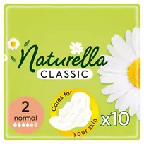Higieniniai paketai NATURELLA Classic Normal, S2, 10 vnt.
