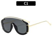 Women's sunglasses, new fashion high-end large-frame sunglasses, men's and women's trend sunglasses, outdoor sunglasses.