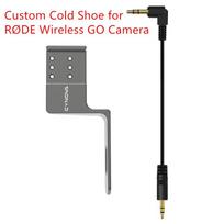 Nematomas mikrofonas šaltas batelis, skirtas Insta360 X4 / X3 / ONE X2, mikrofono adapteris RØDE Wireless GO kamerai, priedai, skirti Insta 360 X4 X3 X2