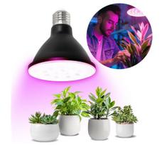 LED Lemputė augalų augimui VITABLOOM E27/9W/230V 1200K juoda - Brilagi