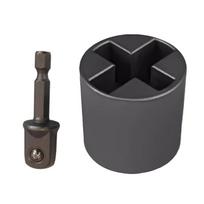 Universalus domkrato lizdo adapteris rankiniam gręžtuvui, domkrato įvorė, automobilio priežiūra, transporto priemonė, taupantis jėgas V2U3 Jack socket + adapter-One size