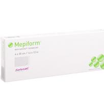 MEPIFORM, tvarstis, 4 cm x 30 cm, randams, sterilus, 5 vnt.