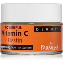 Farmona Dermiss Powerful Vitamin C + Elastin veido kremas spindesiui ir drėkinimui suteikti 50 ml