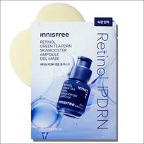 (25ml X 2 vnt.) Innisfree Retinolis Žalioji arbata PDRN Odos stiprintuvas Ampulės Gelio kaukė 25ml x 2EA