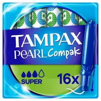 Tamponai TAMPAX COMPAK PEARL SUPER, 16 vnt.