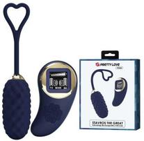 Pretty Love Led Mėlynas PRETTY LOVE - Vivian Mėlyna, 10 vibracijos funkcijų, 9 greičio lygiai, belaidis nuotolinio valdymo pultas