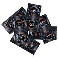 EXS Black - lateksiniai prezervatyvai (juodi, 100 vnt.)