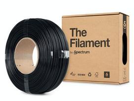 3D plastikas PET-G juodas (midnight black) 1kg refill pakuotė The Filament by Spectrum
