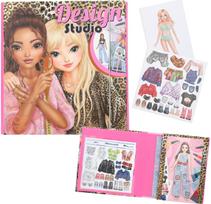 Top Model spalvinimo knyga "Design Studio" - Nėra Autoriaus