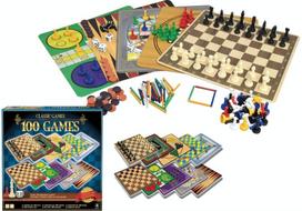 Klasikinių stalo žaidimų rinkinys AMBASSADOR Classic games set - 100 games