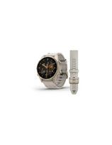 Garmin Fenix 8 42mm AMOLED Sapphire Mist Gray/Soft Gold with Leather Strap