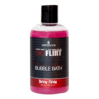Sensuva Berry Flirty, 237 ml Uogų kvapo vonios putos su feromonais