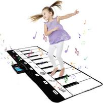 Muzikinis kilimėlis pianinas Dark Red Brand