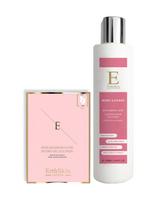 ERTH SKIN LONDON Hialurono rūgšties ir kolageno kūno losjonas (250 ml), rožių žiedų hidrogeliniai paakių padeliai (5 vnt.)