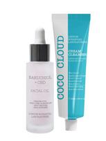 LONDON BOTANICAL LABORATORIES Valomasis kremas (100 ml), bakučiolio ir CBD serumas (30 ml)