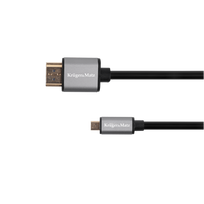Kruger&Matz Basic HDMI – microHDMI kabelis 1.8m