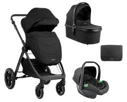 Universalus vežimėlis KikkaBoo Ava 3in1, Black