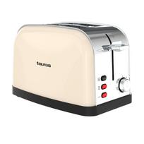 taurus Toaster, Two-Slot, Vintage, Cream