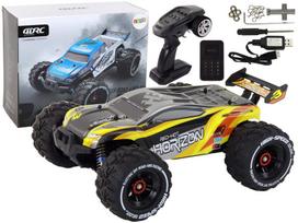 Nuotoliniu būdu valdomas automobilis Rabbits Off-Road Car 4-Wheel Drive Lean Toys, geltonas