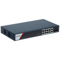 SWITCH POE DS-3E1512HP-SI-8P2T2F 8 PRIEVADŲ SFP Hikvision