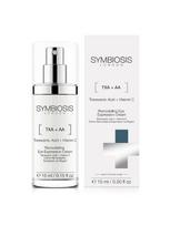 SYMBIOSIS Stangrinamasis paakių kremas su traneksamo rūgštimi ir vitaminu C, 15 ml