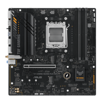 Asus | TUF GAMING A620M-PLUS WIFI | Processor family AMD | Processor socket AM5 | DDR5 DIMM | Memory slots 4 | Supported hard disk drive interfaces  SATA, M.2 | Number of SATA connectors 4 | Chipset AMD A620 | Micro-ATX
