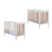 Lovytė su nuimamu šonu Drewex COZY FOX DELUX, White/buk