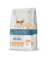 Quattro Kitten sausas kačiukų pašaras su daug paukštienos 1,5 kg