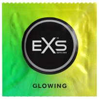 EXS Glow - šviečianti prezervatyvas (3 vnt.)