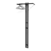 Juodos spalvos iš metalo sieninė lentyna 65 cm Senza – Spinder Design