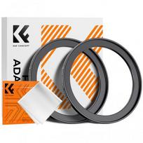 K&F Concept K&F Step Up Filter Ring 72-82mm*2pcs,+Vacuum Cleaning Cloth*1