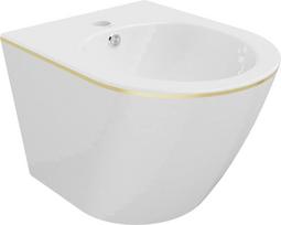 Pakabinama bidė Mexen Lena, White/Gold edge