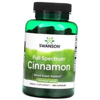 Cinamonų ekstraktas, Full Spectrum Cinnamon 375, Swanson 180 kaps. (71280327) 180caps