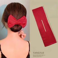Fashionable Twist Hair Clip, Korean Style Bun Maker, Bowknot Hair Accessory for Women