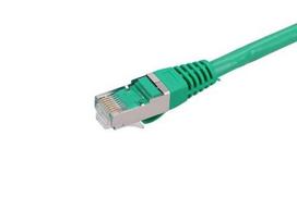 Patch kabelis Extralink F/UTP Cat6 (3m, žalias, PVC/PE, 0,5mm, AWG26)