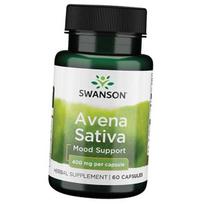 Avižų ekstraktas, Avena Sativa 400, Swanson 60 kaps. (71280054) 60caps