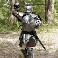 Rankų darbo viduramžių riterio šarvai, pilni plieniniai kūno šarvai LARP, Cosplay, rekonstrukcijoms
