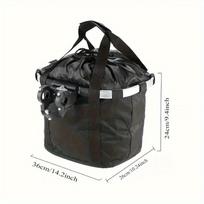 Outdoor Leisure Bicycle Basket Dog Strap Lightweight Detachable Handle Bag juoda