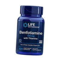 Benfotiaminas su tiaminu, Benfotiamine with Thiamine, Life Extension 120 kapsulių (72346025) 120vcaps