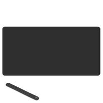 Žaidimų priedai, „Eco Desk Mat Combo“ – pelės kilimėlis ir odinė apsauga, skirta biure, namuose ir žaidimams, juoda – 600*300 mm