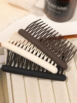 French Side Combs 3Colors Each Curved Twist Hair Combs Decorative,Strong Hold Hair Clips Bun Chignon,Women Hair Accessories