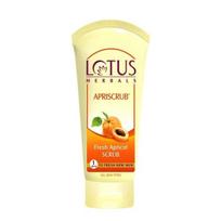 Lotus Herbals Apriscrub Gaivus abrikosų šveitiklis | Natūralus šveičiamasis veido šveitiklis | Be cheminių medžiagų | Visų tipų odai | 180G