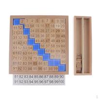 1 Medinis Montessori matematikos žaislas skaičių rūšiavimas